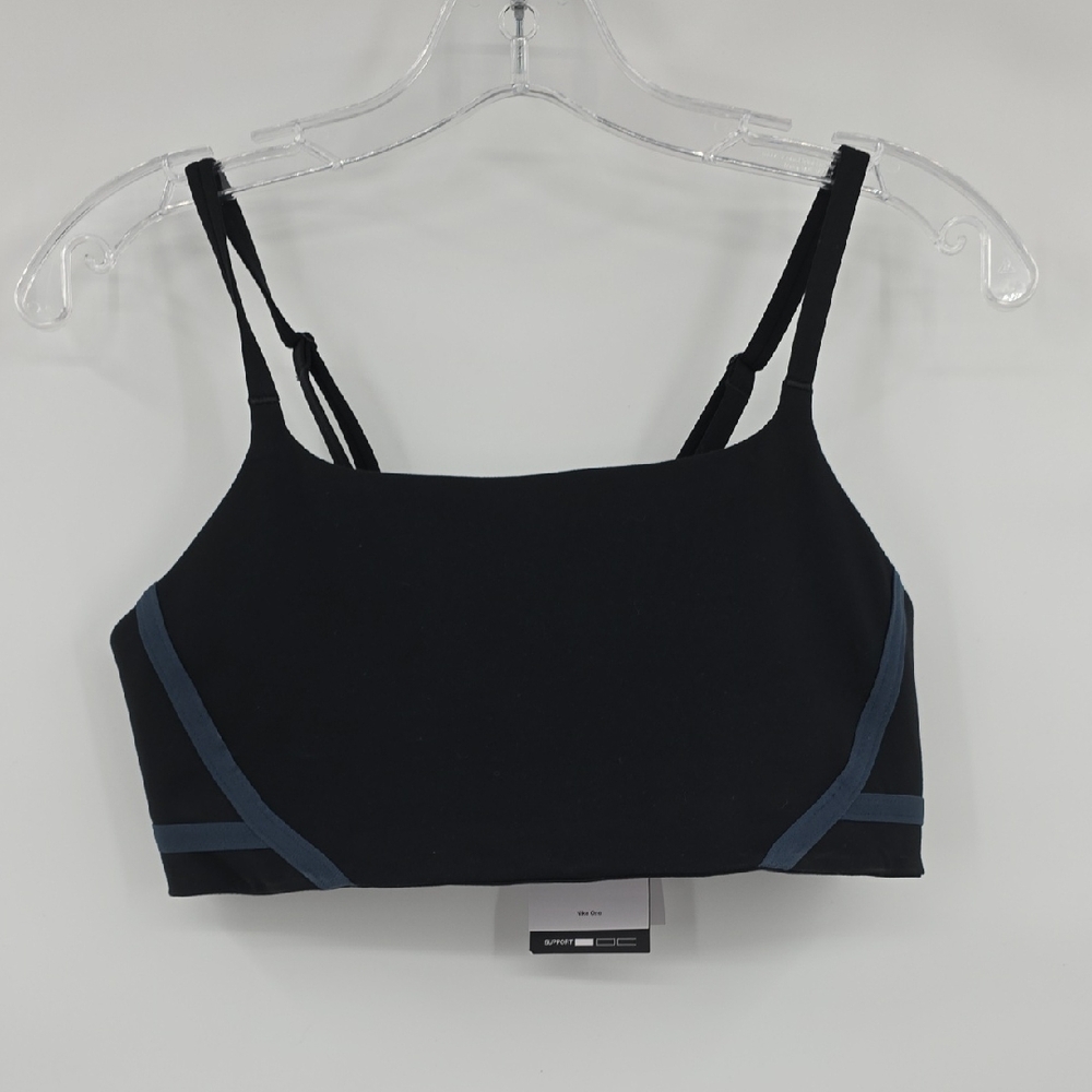 Nike Black and Gray Sports Bra